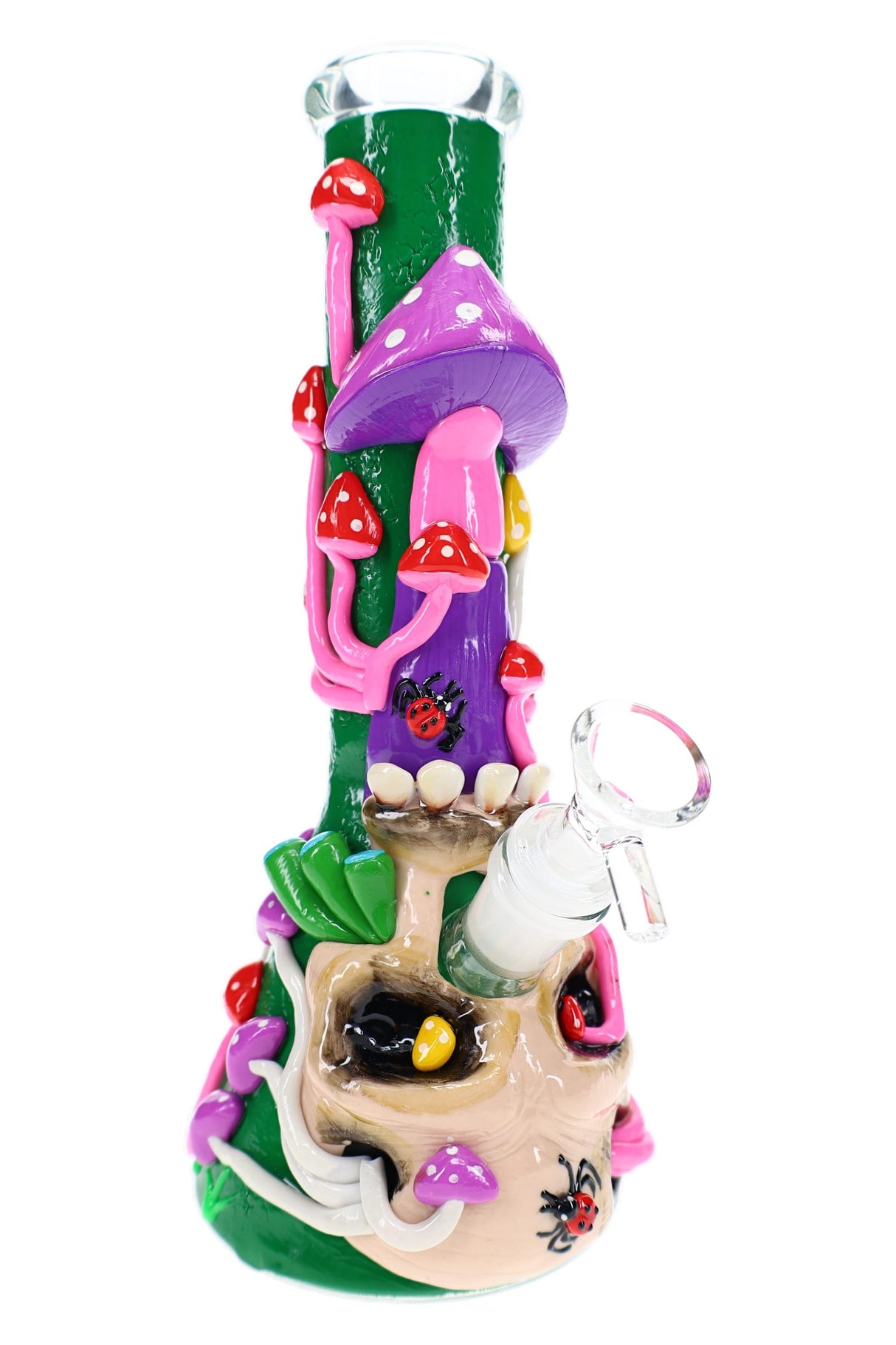 10" Colorful Resin Art GoG Beaker Water Pipe - WP3516