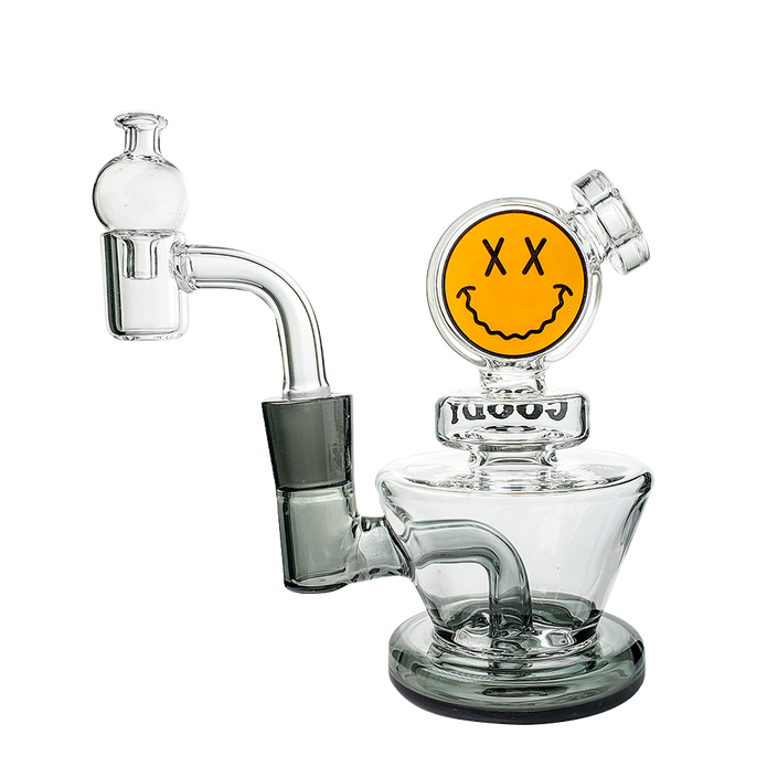 4.5" Goody Glass Big Face Mini Dab Rig 4-Piece Kit – WP3521