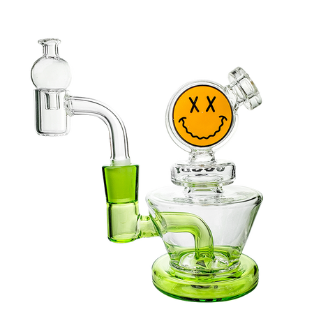 4.5" Goody Glass Big Face Mini Dab Rig 4-Piece Kit – WP3521