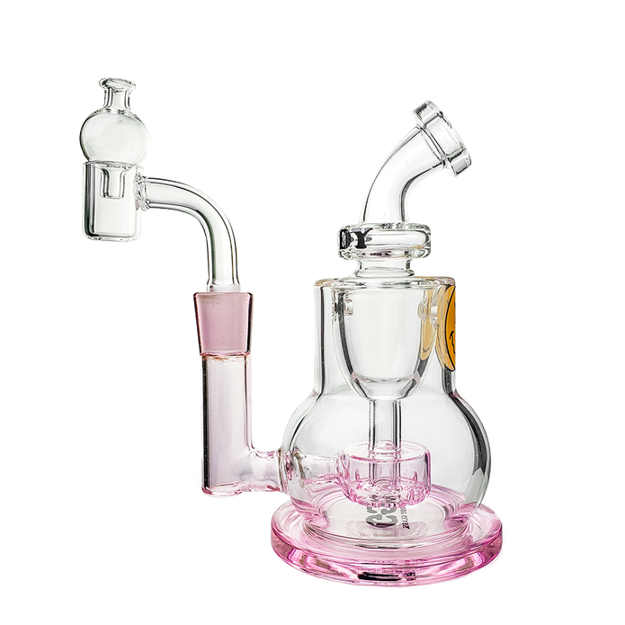 Goody Glass 5.5" The Chief Mini Dab Rig 4-Piece Kit – WP3522