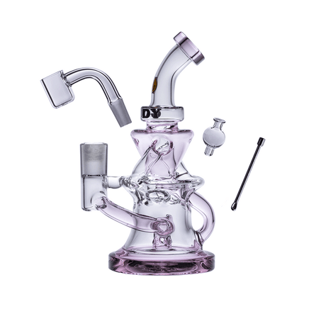 Goody Glass 5.5" Miss Swiss Mini Dab Rig 4-Piece Kit – WP3523