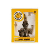 Goody Glass 5.5" Miss Swiss Mini Dab Rig 4-Piece Kit – WP3523