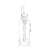 Bowl-side view of the HEMPER Suitcase Medium Bong showing its glass bowl and internal downstem