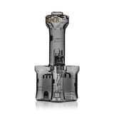 Three-quarter view of Hemper Medieval Castle XL bong showing castle doorway, bowl and internal percolator