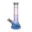 BigFun! Tricolor glass bong in Sorbet with pink and purple neck, blue beaker base, bowl and angled downstem