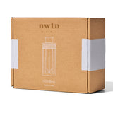 NWTN Home Highball Gravity Bong retail box with line-art product illustration and kraft packaging