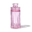 NWTN Home Highball glass gravity bong in Petal pink with tall faceted body and vintage-inspired collar