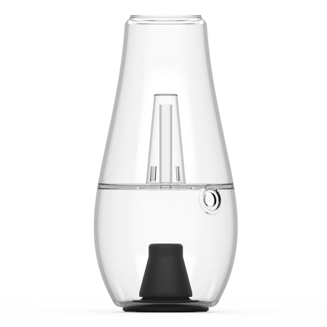 Single Zenco Flow glassware attachment with side carb hole and clear water chamber for vaporizer use