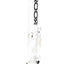 ROOR Tech 14-inch straight tube bong, clear 5 mm glass with showerhead perc and side ice-pinch grips, black decal.