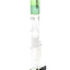 Mint/light green ROOR Tech 18″ glass bong, stemless straight shooter featuring dome, barrel, and showerhead percs, ice catcher, multicolor mouthpiece and base.