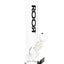 Clear ROOR Zumo 14-inch straight tube with black vertical ROOR logo, glass-on-glass downstem and bowl on wide round base.