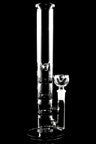 12" Medium GoG Straight Shooter Water Pipe with Triple Vortex Percs - WP2872