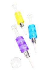 Colorful Fluid Filled Dab Straw Kit - B1465