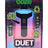 Ooze Duet pink gradient version in packaging highlighting LED screen, 2 g capacity, 510 thread, and dual-cart conceal design.