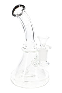 Clear Stemless Beaker Bong “Matrix Mini” – Matrix Stem – 7½″