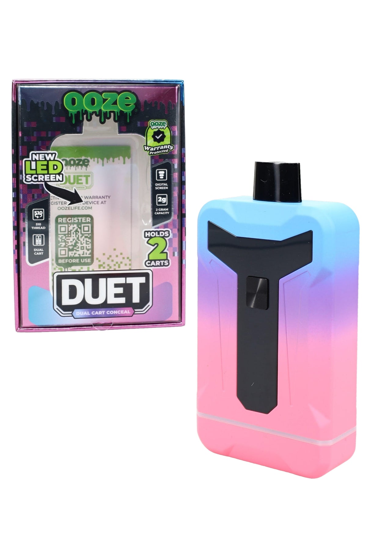 Ooze Duet 510 Dual Cart Battery - V0605