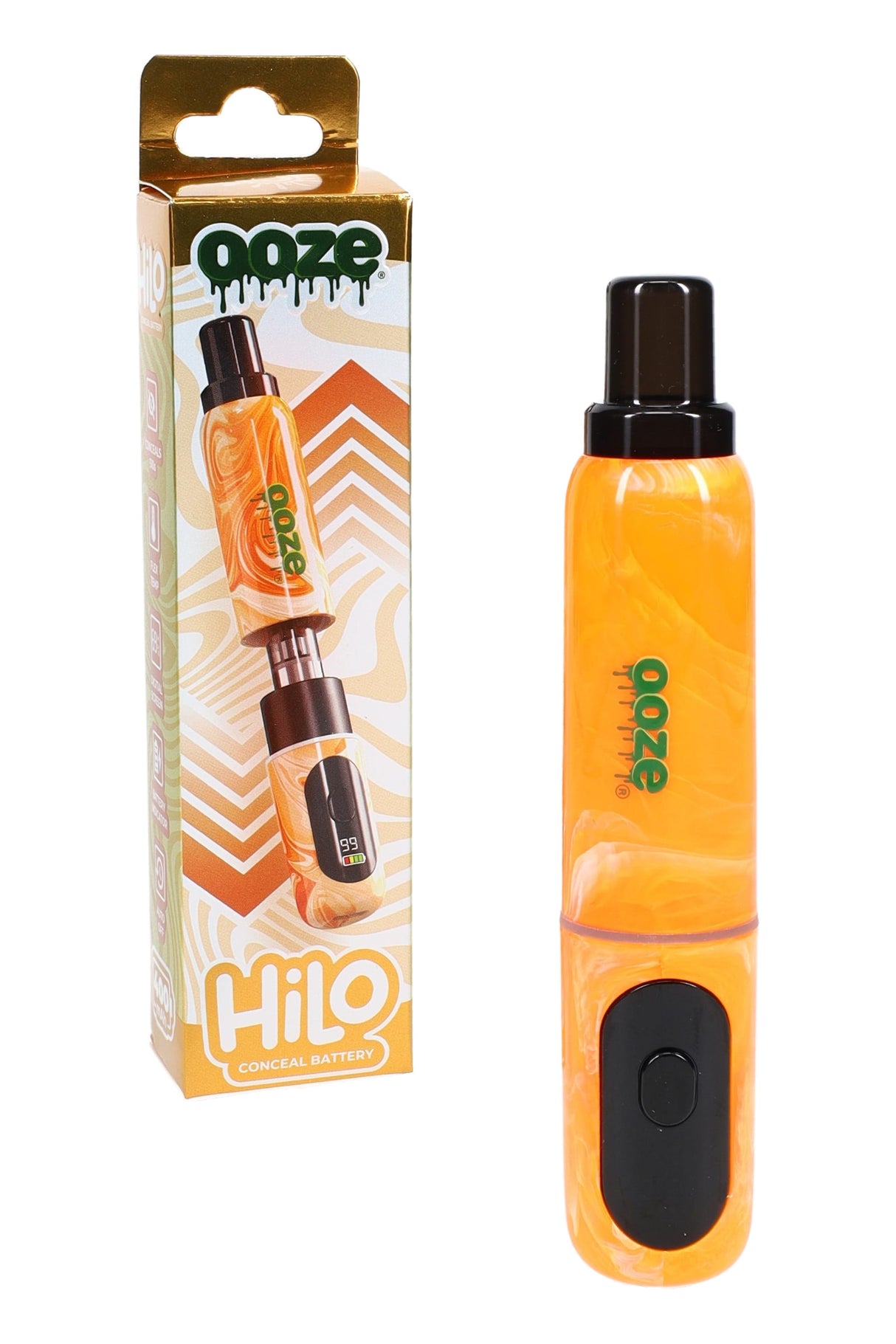 Ooze Hilo 400mAh Conceal Cart Battery - V0609