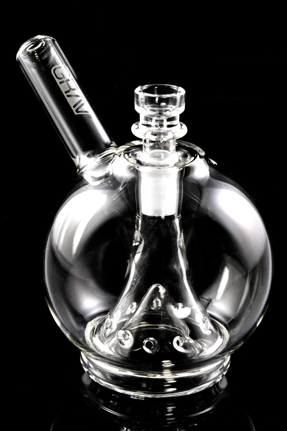 Grav Clear Globe Bubbler - B1407