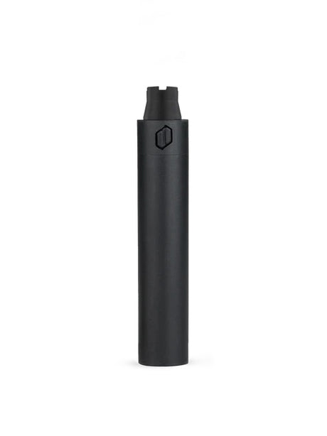Puffco Plus replacement dab pen battery in Onyx black, single-button control with 3 heat settings and 510 threading, shown upright.