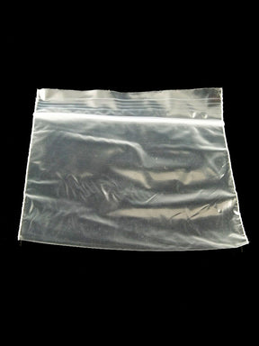 Single 4″ × 4″ clear plastic baggie shown flat, simple transparent packaging bag for small-item storage