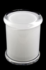 Large Colored Glass Jar - J0191