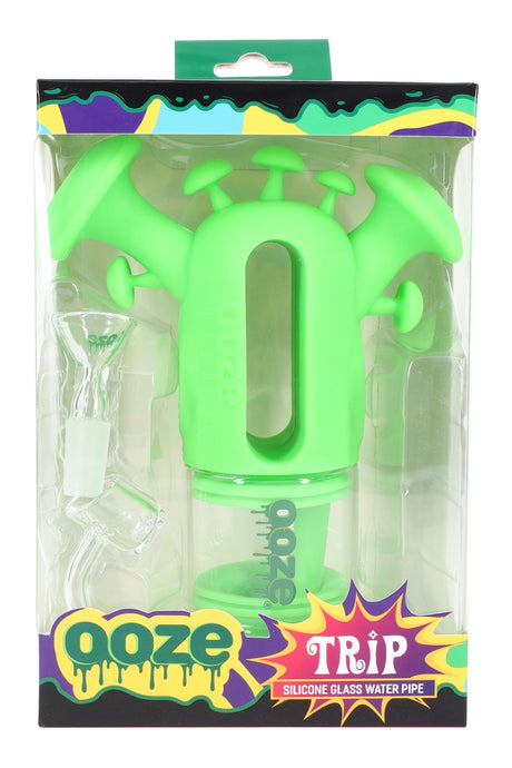 Ooze Trip Silicone/Glass Water Bubbler & Dab Rig - WP3241
