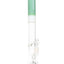 ROOR Tech 18-inch straight tube water pipe, green and white colorway, showerhead percolator and glass-on-glass joint.