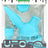 Light-blue Ooze “UFO” 4-in-1 bubbler and nectar collector in box with silicone concentrate container included.