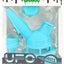 Light-blue Ooze “UFO” 4-in-1 bubbler and nectar collector in box with silicone concentrate container included.