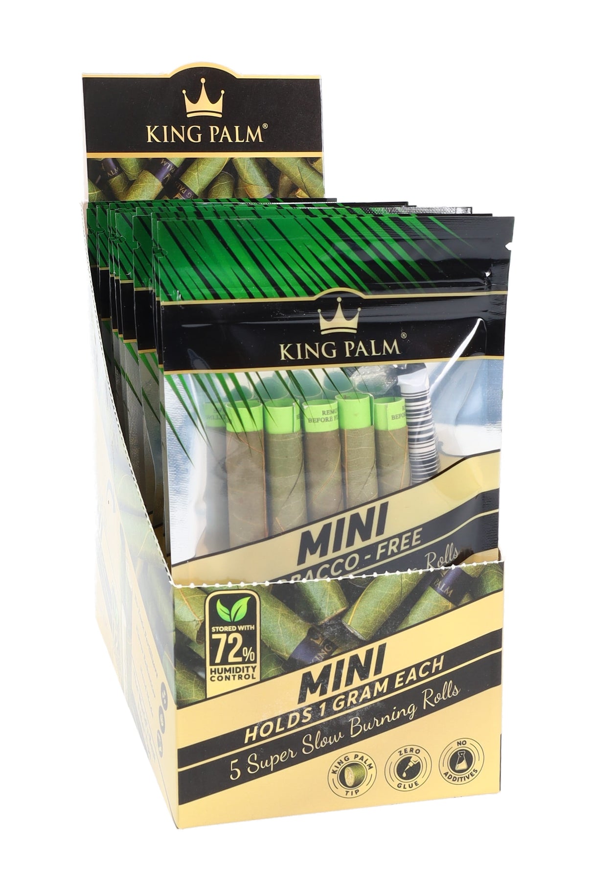King Palm 5 Mini Rolls Display of 15 - RP355