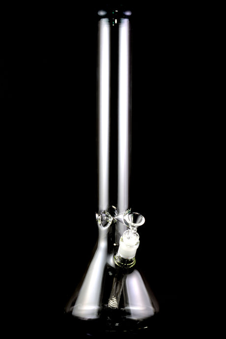 17" Glass on Glass Beaker Water Pipe with Ice Pinch – WP2185