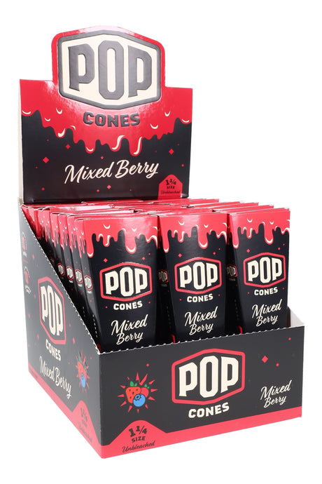 Pop 6 Flavored 1 1/4" Pre-Rolled Cones Display of 24 - RP359