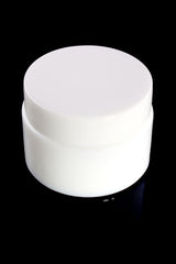 White Glass Jar with Lid