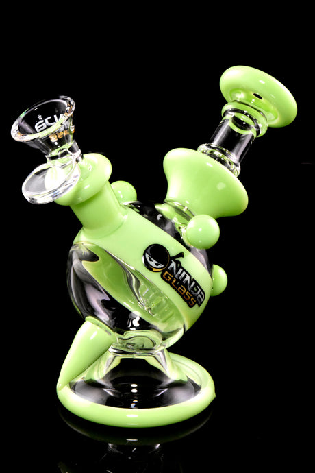 5" Mini Colorful Glass on Glass Sphere Water Pipe - WP2968