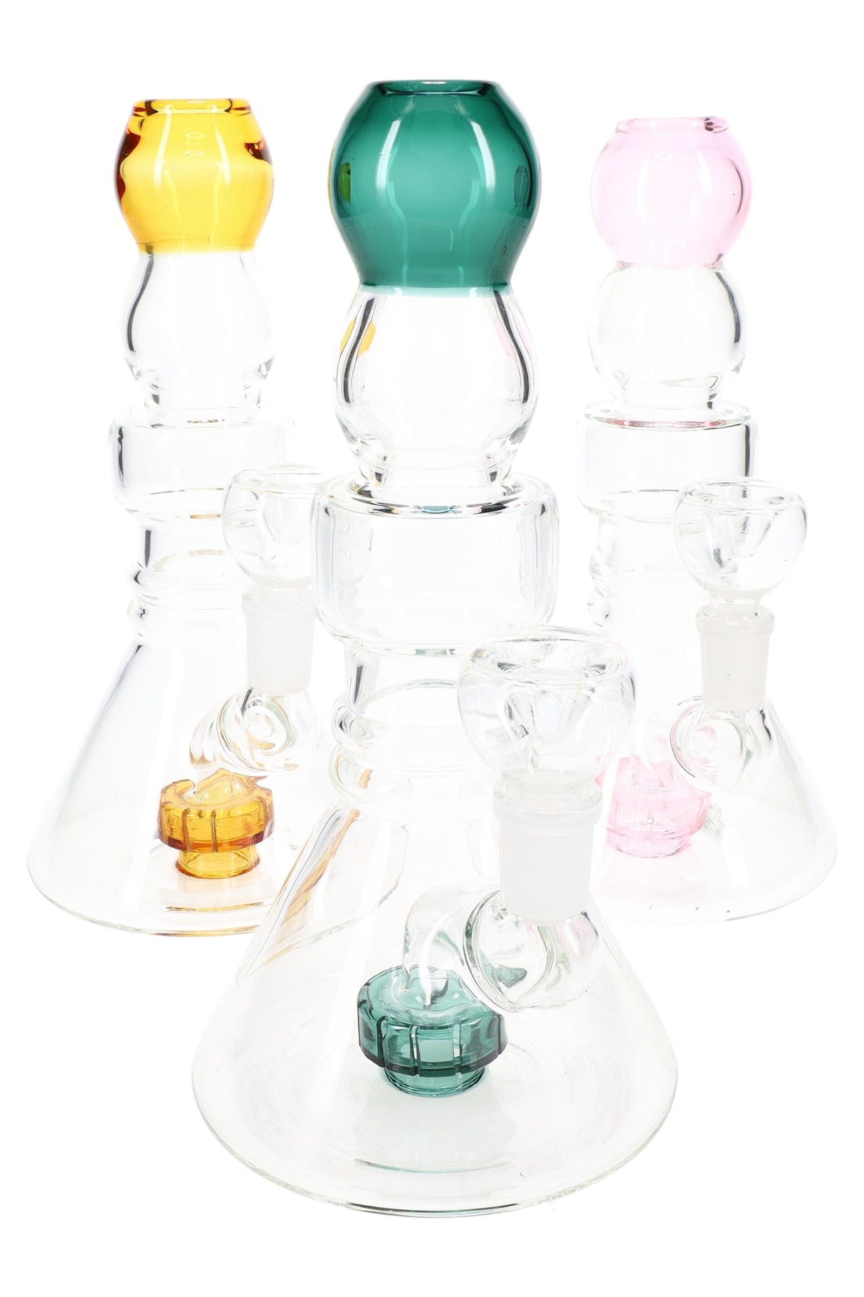 8" GoG Stemless Beaker Water Pipe with Showerhead Perc - WP2345