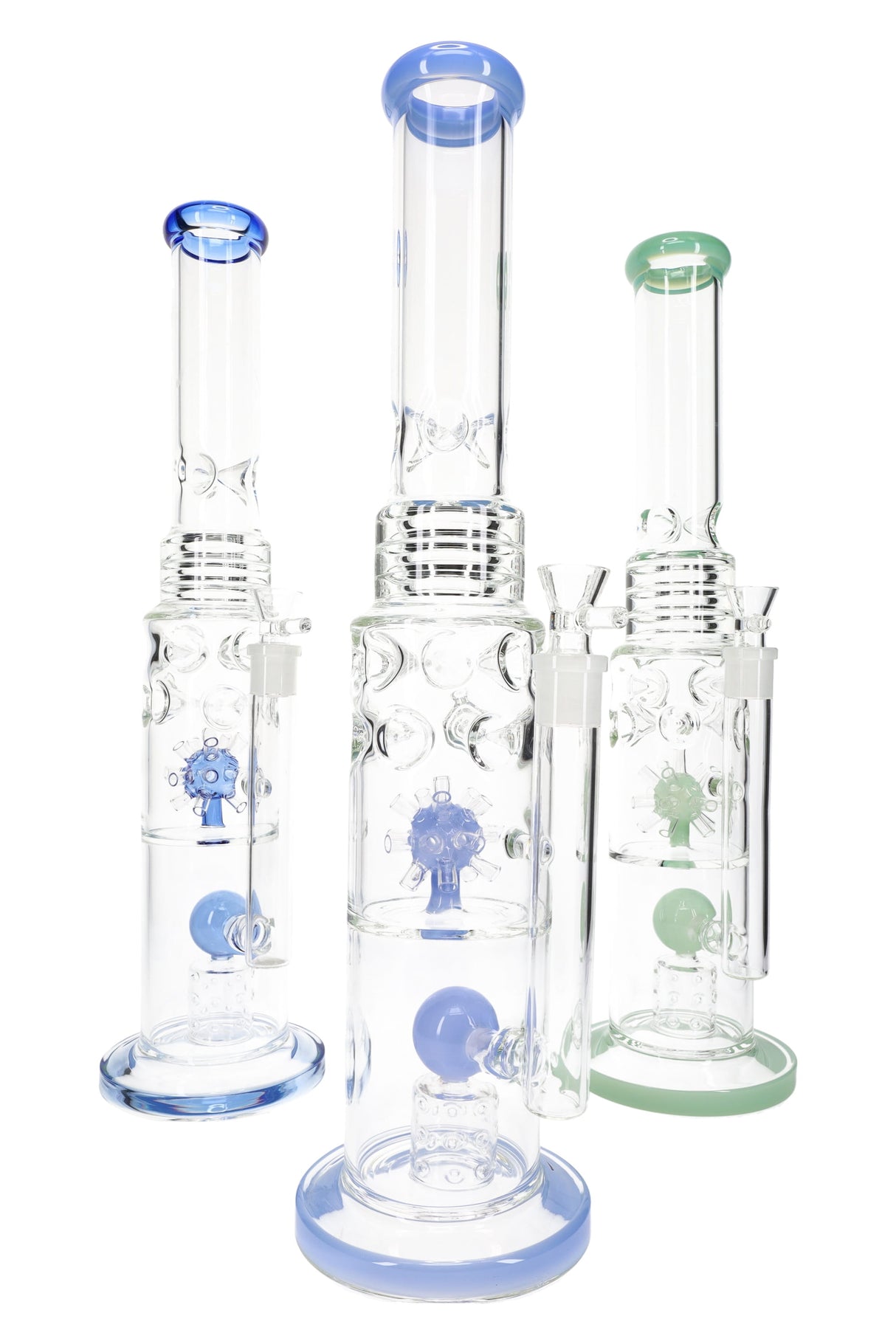 19" Stemless GoG Straight Shooter Water Pipe with Multi Percs - WP3210