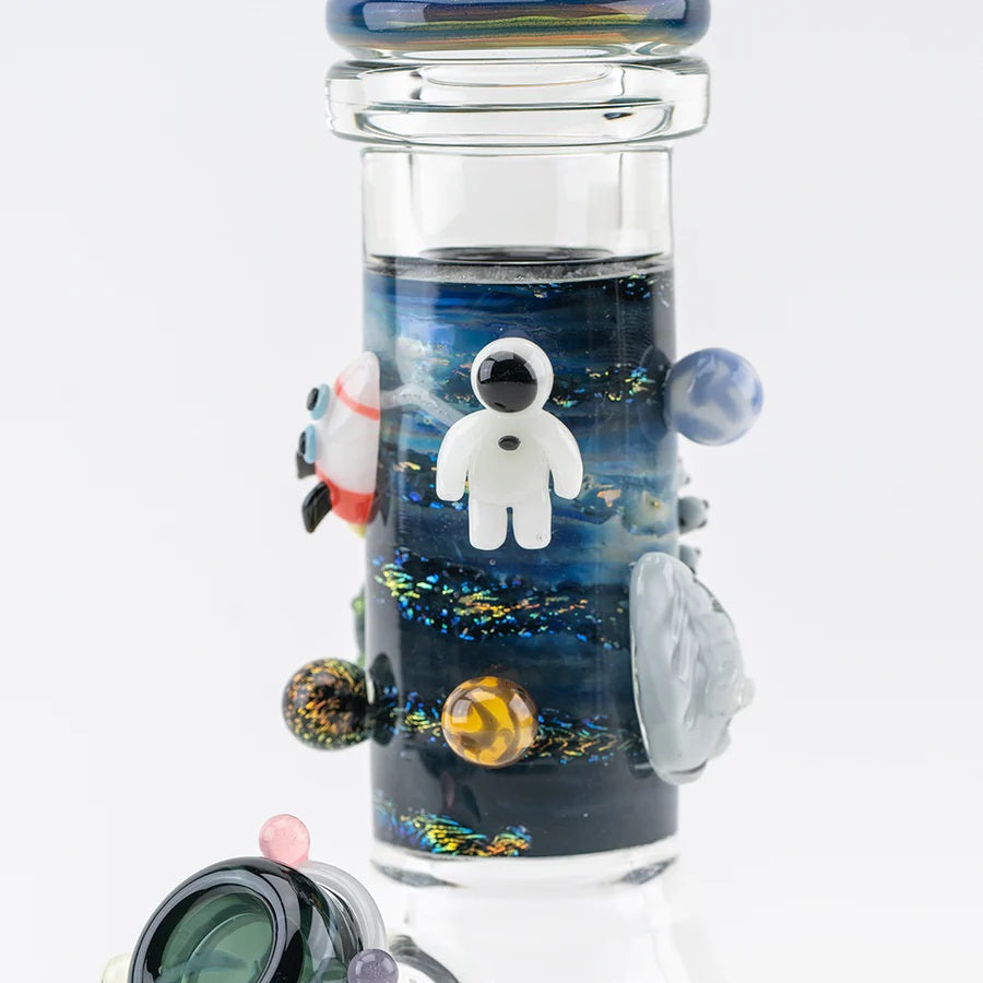 (US Made) 8.5" Galactic Baby Beaker Water Pipe - WP2706