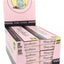 Blazy Susan king size pink pre-rolled cones 12-count display box, ultra-thin slow-burning vegan rolling papers.