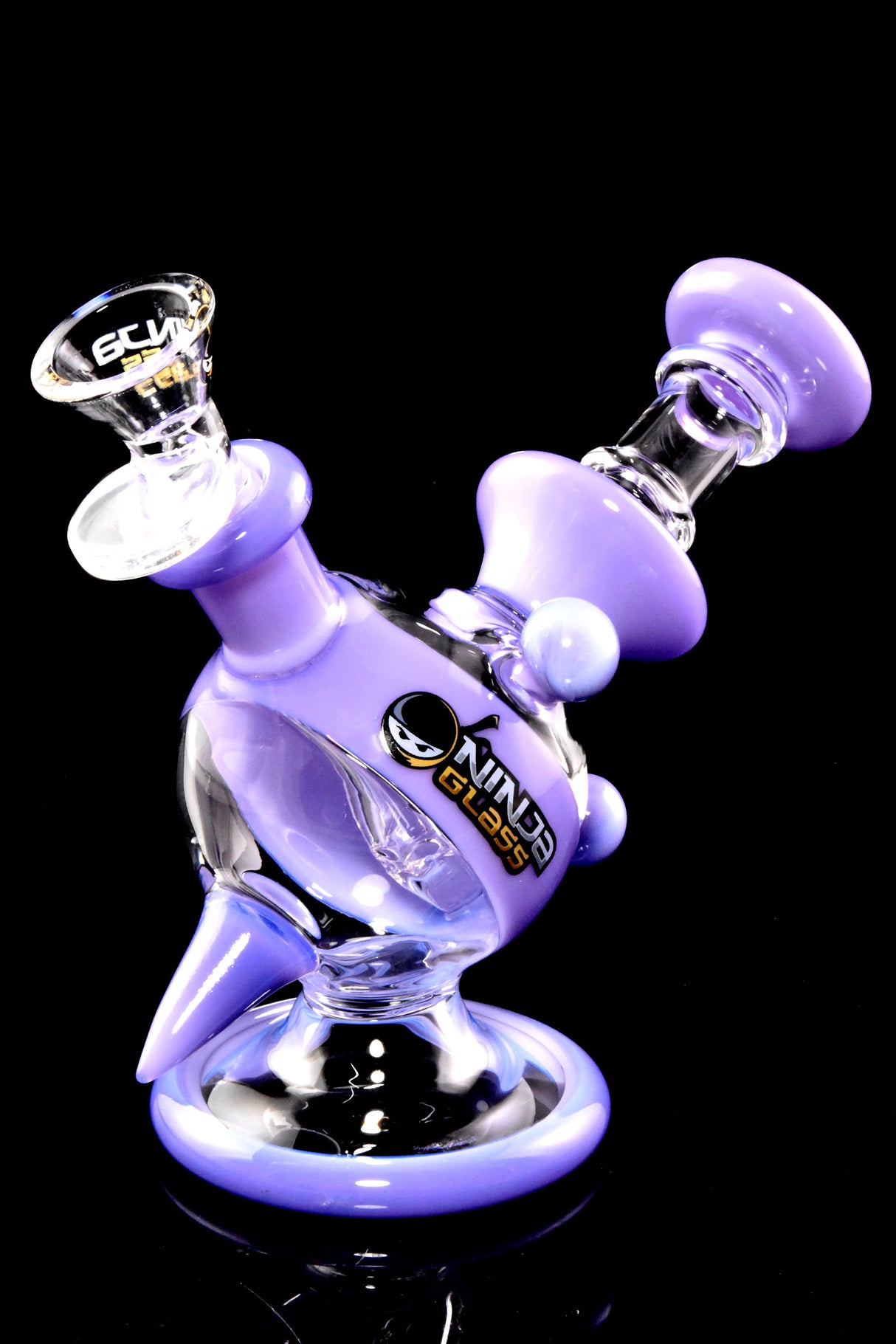 5" Mini Colorful Glass on Glass Sphere Water Pipe - WP2968