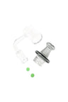 14.5mm Male Domeless Spinner Quartz Banger Nail with Banger Beads - BS887