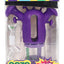 Purple Ooze “Trip” silicone-glass water bubbler in packaging, mushroom-style top, clear chamber, 14 mm accessories included.