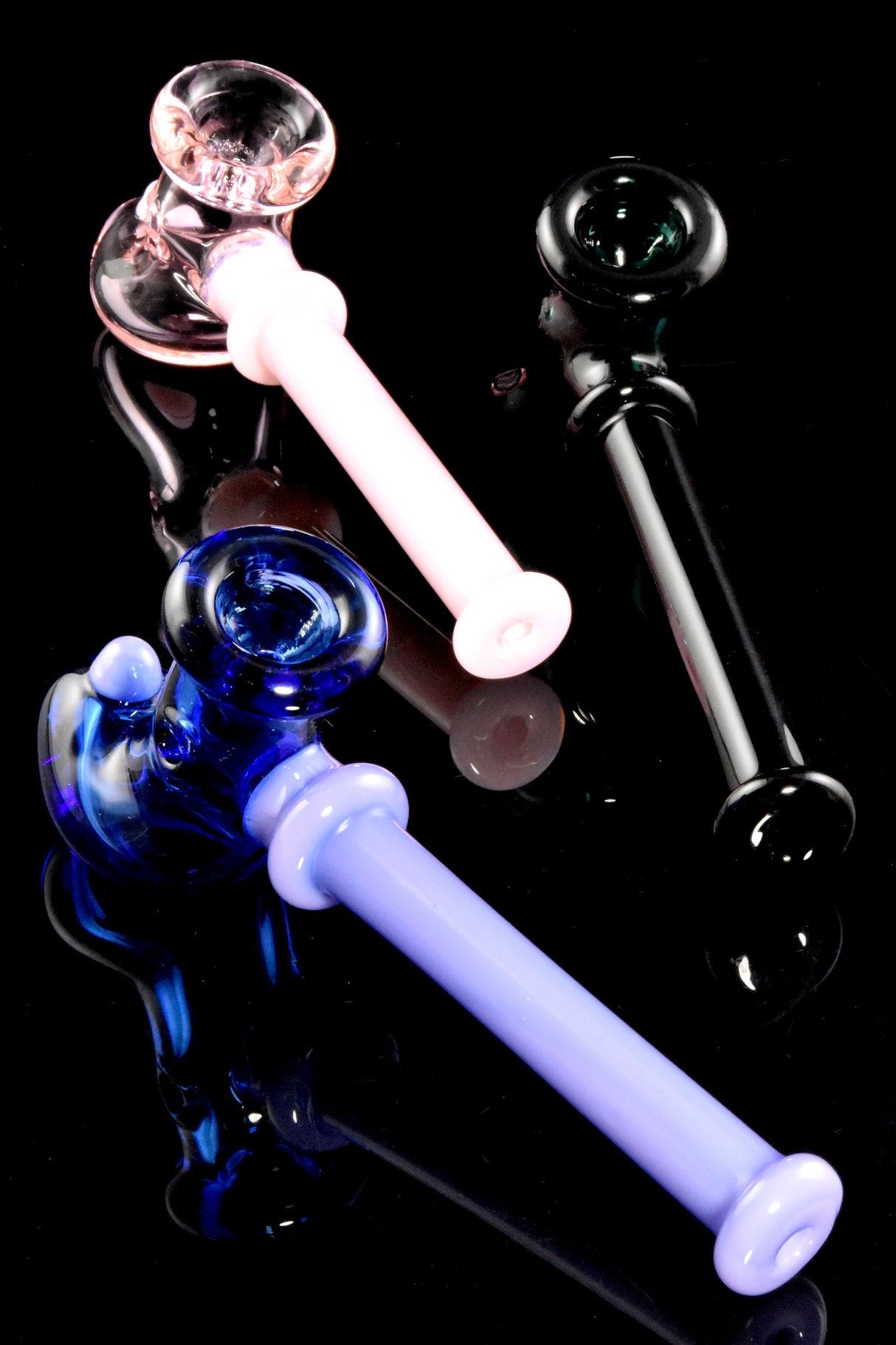 6.5" Colored Glass Hammer Pipe - P2935