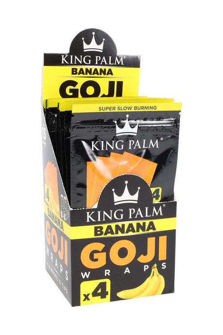 King Palm 4 Goji Wraps Display of 15 - RP358