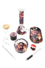 8" Decal Beaker Water Pipe Starter Kit - WP3108