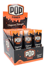 Pop 3 Flavored King Size Pre-Rolled Cones Display of 24 - RP360