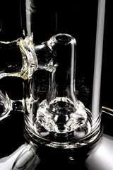 RooR Tech 18" Clear GoG Multi Perc Stemless Straight Shooter Water Pipe - WP2939