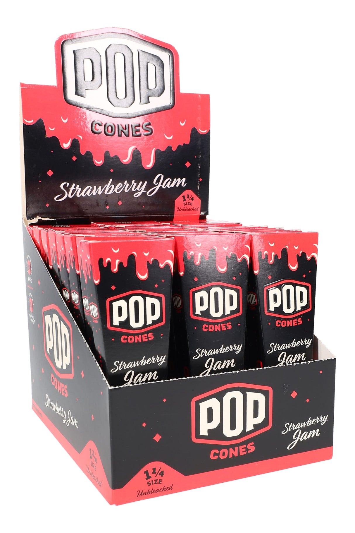 Pop 6 Flavored 1 1/4" Pre-Rolled Cones Display of 24 - RP359