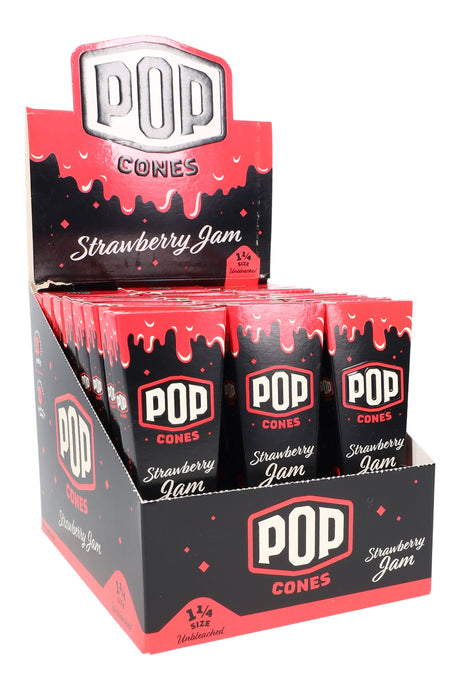 Pop 6 Flavored 1 1/4" Pre-Rolled Cones Display of 24 - RP359
