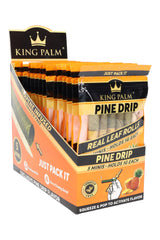 King Palm 5 Flavored Mini Rolls Display of 15 - RP357