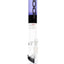 ROOR Tech 18-inch straight tube bong, purple and black accent colors, showerhead perc, glass-on-glass joint.